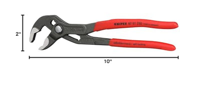 KNIPEX Tools - Cobra Water Pump Pliers (8701150), 6-Inch,Red