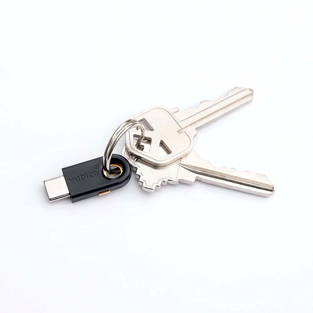 Yubico - YubiKey 5C NFC - Two-Factor authentication (2FA) Security Key, Connect via USB-C or NFC, FIDO Certified - Protect Your Online Accounts