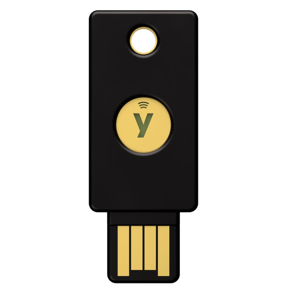 Yubico - YubiKey 5C NFC - Two-Factor authentication (2FA) Security Key, Connect via USB-C or NFC, FIDO Certified - Protect Your Online Accounts