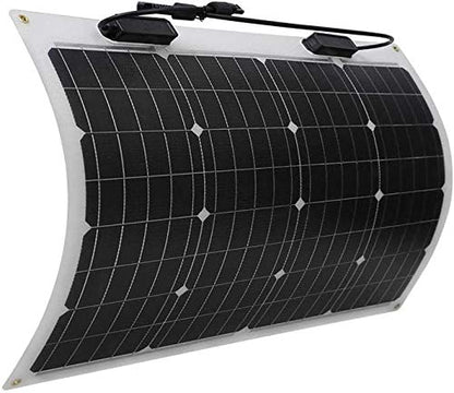 Renogy Solar Panel 200W 12V Lightweight Monocrystalline Ultra-Flexible Bendable Mono Off-Grid Charger for Marine RV Cabin Van Car Boat Curve Surfaces