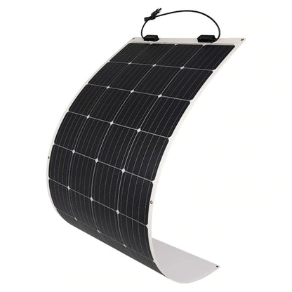 Renogy Solar Panel 200W 12V Lightweight Monocrystalline Ultra-Flexible Bendable Mono Off-Grid Charger for Marine RV Cabin Van Car Boat Curve Surfaces