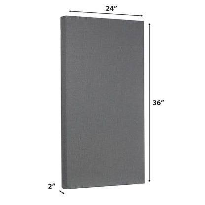 ATS Acoustics Sound Absorbing Acoustic Panel Fire Rated Professional Studio Quality 24" x 36" x 2" (Platinum)