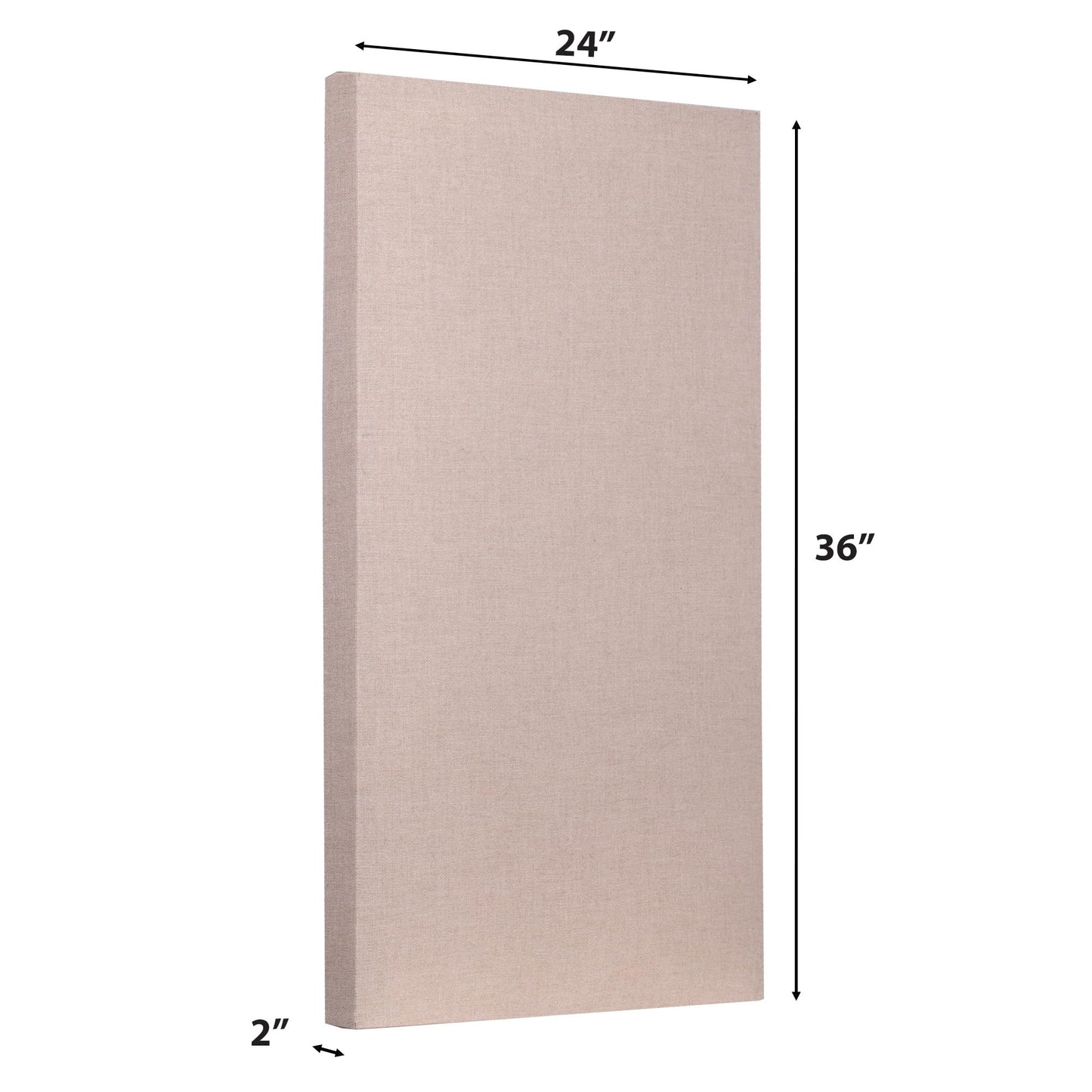 ATS Acoustics Sound Absorbing Acoustic Panel Fire Rated Professional Studio Quality 24" x 36" x 2" (Platinum)