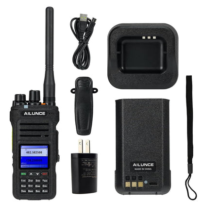 Retevis Ailunce HA1G GMRS Radio, GMRS Handheld Radio, IP67 Waterproof, NOAA, 2800mAh, GMRS Repeater Capable Two Way Radio with USB-C Charging