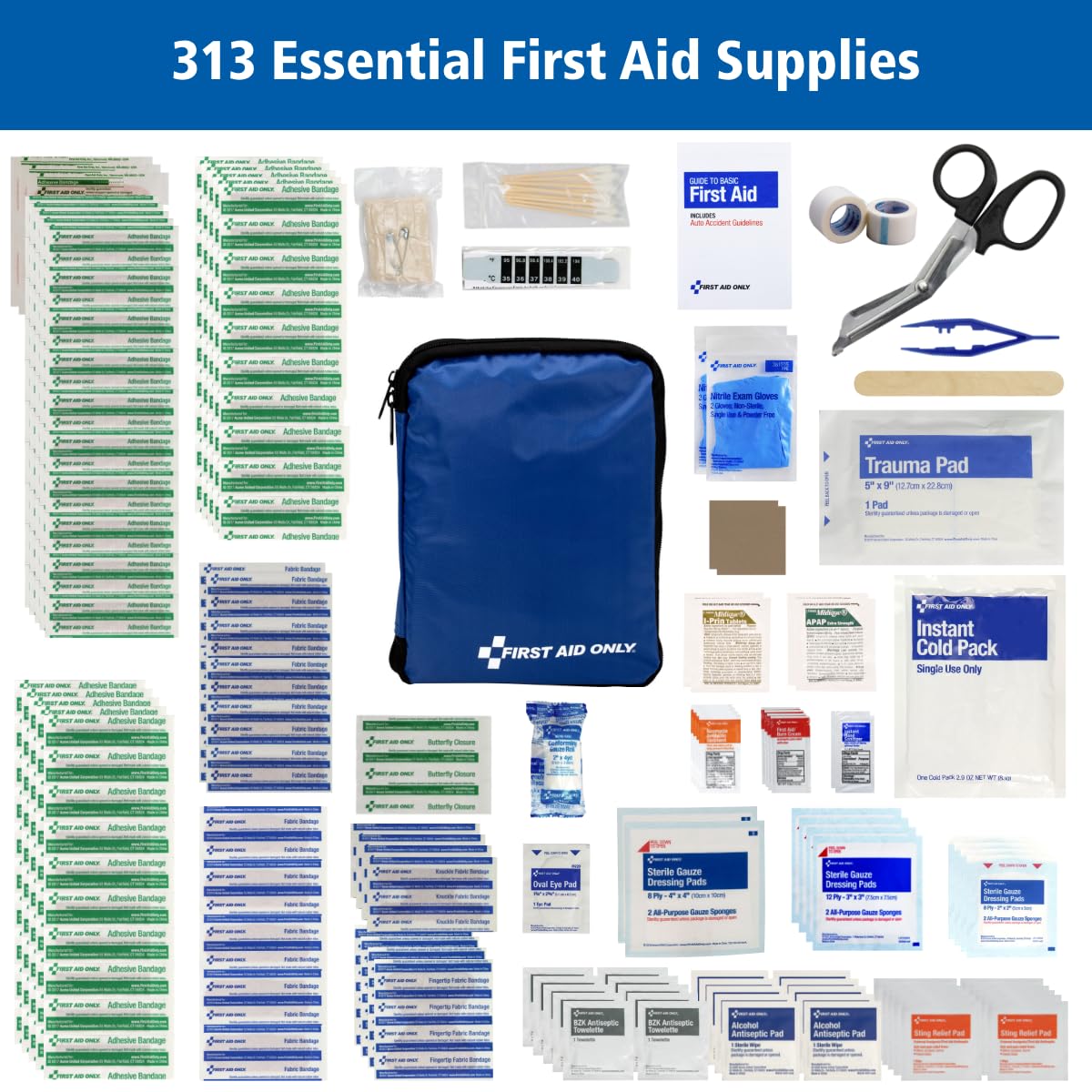 First Aid Only 299 Piece All-Purpose Emergency First Aid Kit (FAO-442)