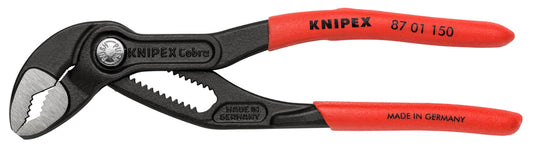 KNIPEX Tools - Cobra Water Pump Pliers (8701150), 6-Inch,Red