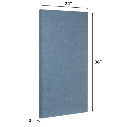 ATS Acoustics Sound Absorbing Acoustic Panel Fire Rated Professional Studio Quality 24" x 36" x 2" (Platinum)