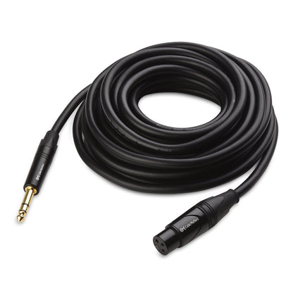 Cable Matters 6.35mm (1/4 Inch) TRS to XLR Cable 6 ft Male to Female (XLR to TRS Cable, XLR to 1/4 Cable, 1/4 to XLR Cable)