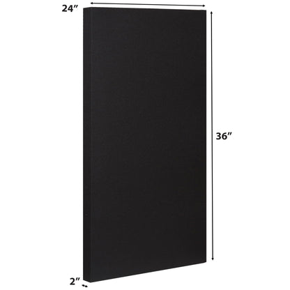 ATS Acoustics Sound Absorbing Acoustic Panel Fire Rated Professional Studio Quality 24" x 36" x 2" (Platinum)