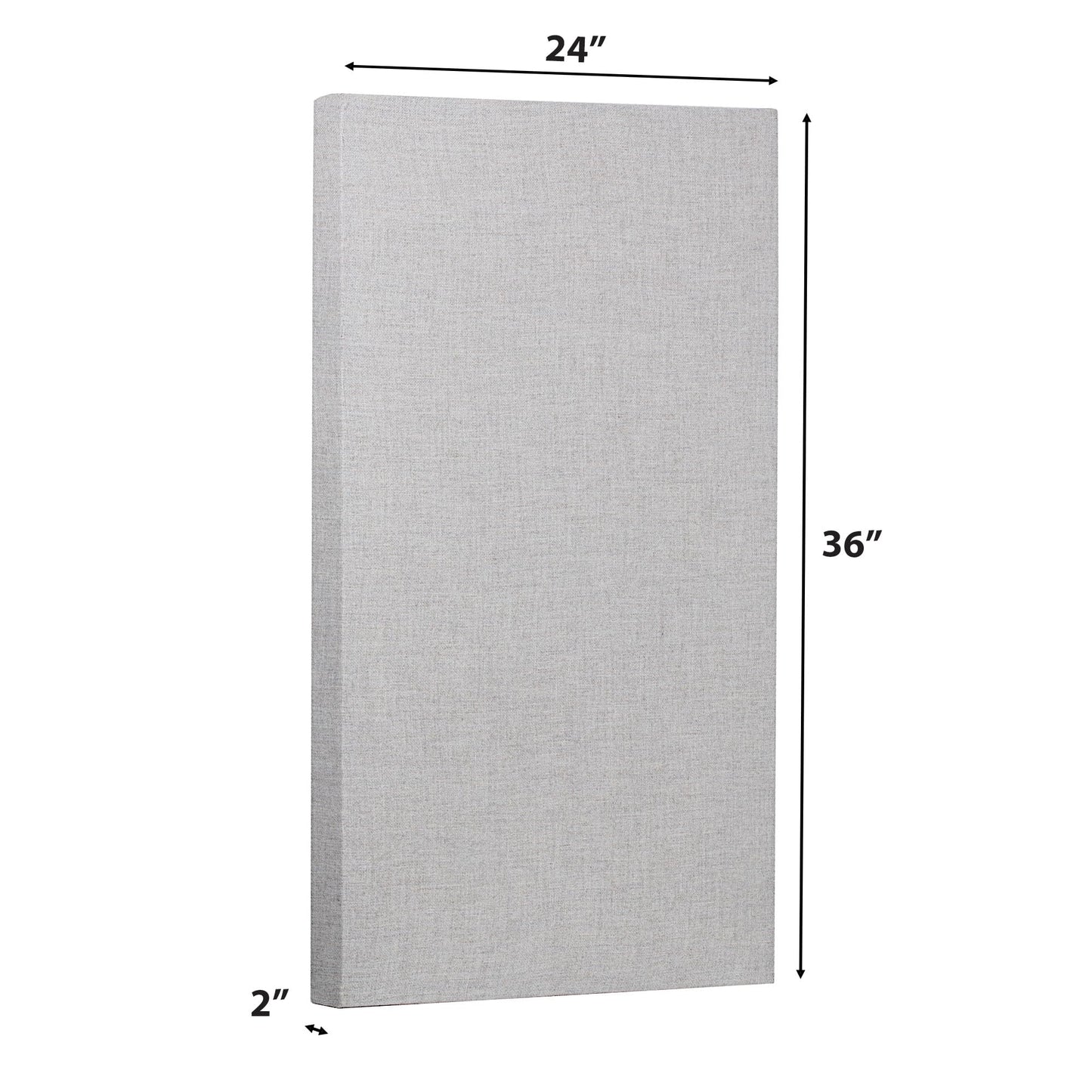 ATS Acoustics Sound Absorbing Acoustic Panel Fire Rated Professional Studio Quality 24" x 36" x 2" (Platinum)