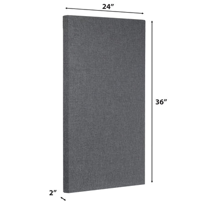 ATS Acoustics Sound Absorbing Acoustic Panel Fire Rated Professional Studio Quality 24" x 36" x 2" (Platinum)