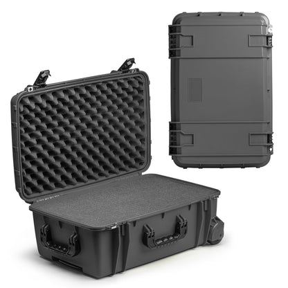 Seahorse 920 Heavy Duty Protective Dry Box Case With Accuform Foam - TSA Approved/Mil Spec / IP67 Waterproof/USA Made for Scuba Gear, Gaming Rigs, Sound Equipment, Travel