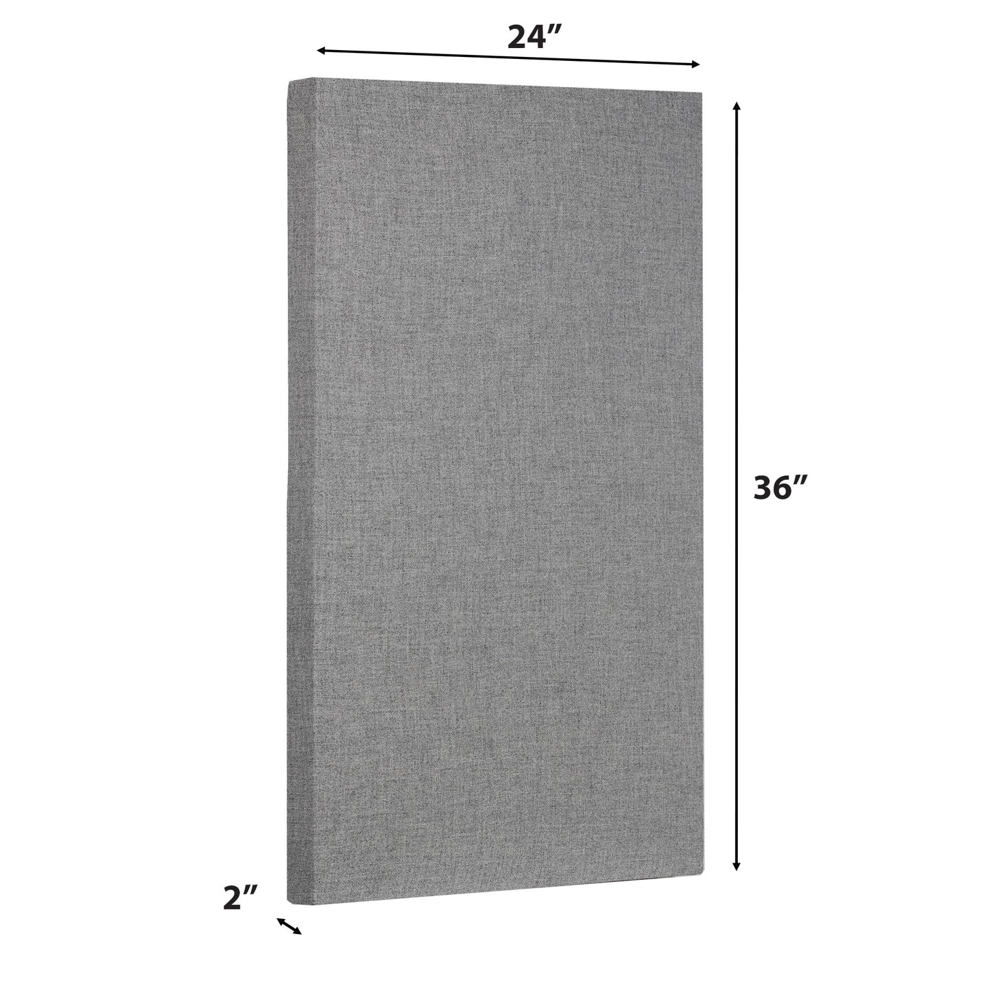 ATS Acoustics Sound Absorbing Acoustic Panel Fire Rated Professional Studio Quality 24" x 36" x 2" (Platinum)