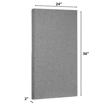 ATS Acoustics Sound Absorbing Acoustic Panel Fire Rated Professional Studio Quality 24" x 36" x 2" (Platinum)