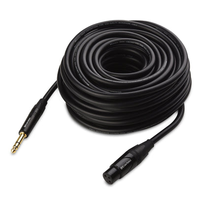 Cable Matters 6.35mm (1/4 Inch) TRS to XLR Cable 6 ft Male to Female (XLR to TRS Cable, XLR to 1/4 Cable, 1/4 to XLR Cable)